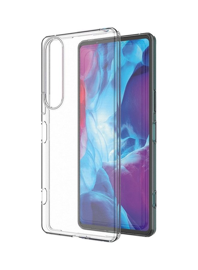 Raxoom Sony Xperia 1 IV Clear Case Ultra Slim Soft Shockproof Transparent TPU Cover 6.5 Inch Clear