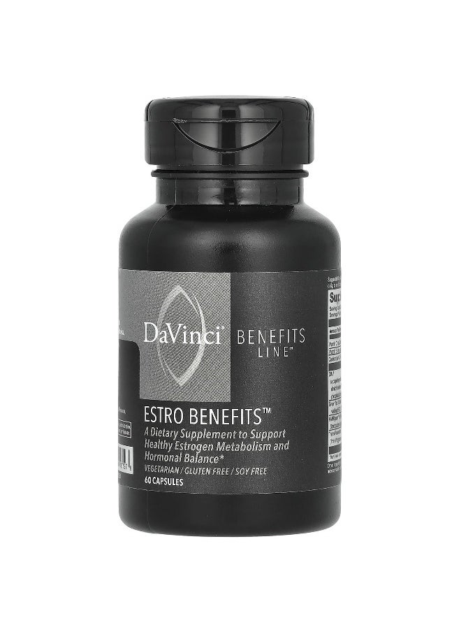 DaVinci Laboratories DaVinci Laboratories, Benefits Line, Estro Benefits, 60 Capsules  - Image 1