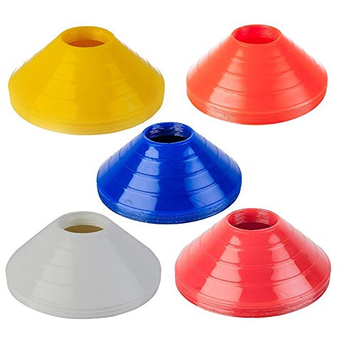 Griffin PVC Multicolour Saucer Cones | Space Marker (Pack of 10) - for Training of Football - Image 1