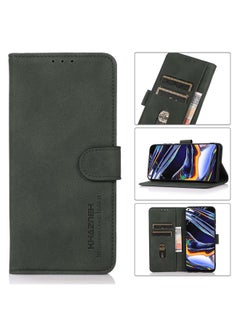 HuHa Case Cover For OPPO Find X7 Pro / Find X7 Ultra KHAZNEH Matte Texture Leather Phone Case Green 