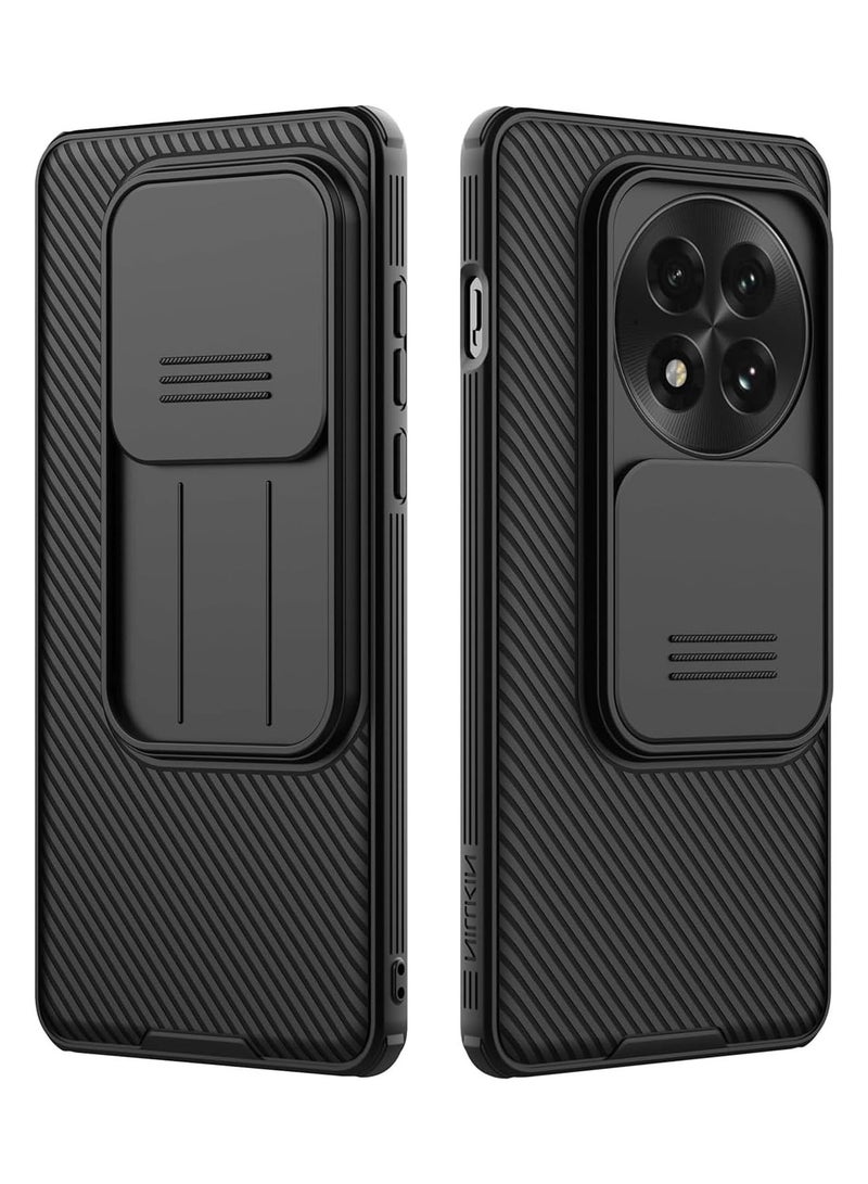 Aookay Compatible with OnePlus 13 Case, With Slide Cover Camera Lens Protection, TPU+PC Shockproof Bumper Back Cover, Slim Fit and Anti-Fingerprint Protective Phone Cover for OnePlus 13 (Black)  - Image 1