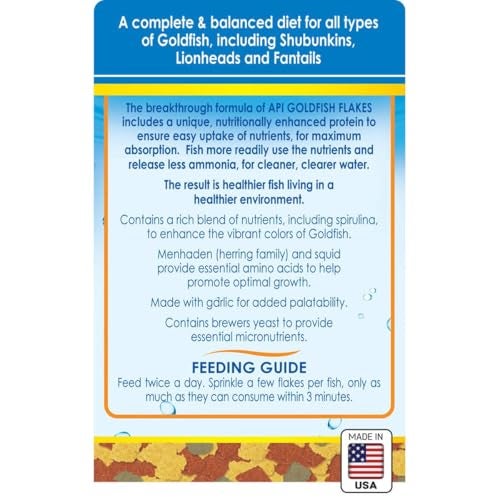 API GOLDFISH FLAKES Fish Food 5.7-Ounce Container - Image 4