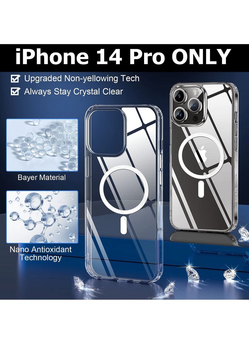 Houmt iPhone 14 Pro Cover Compatible with MagSafe Slim Thin Protective Case for Apple iPhone 14 Pro 6.1 inch - Image 3