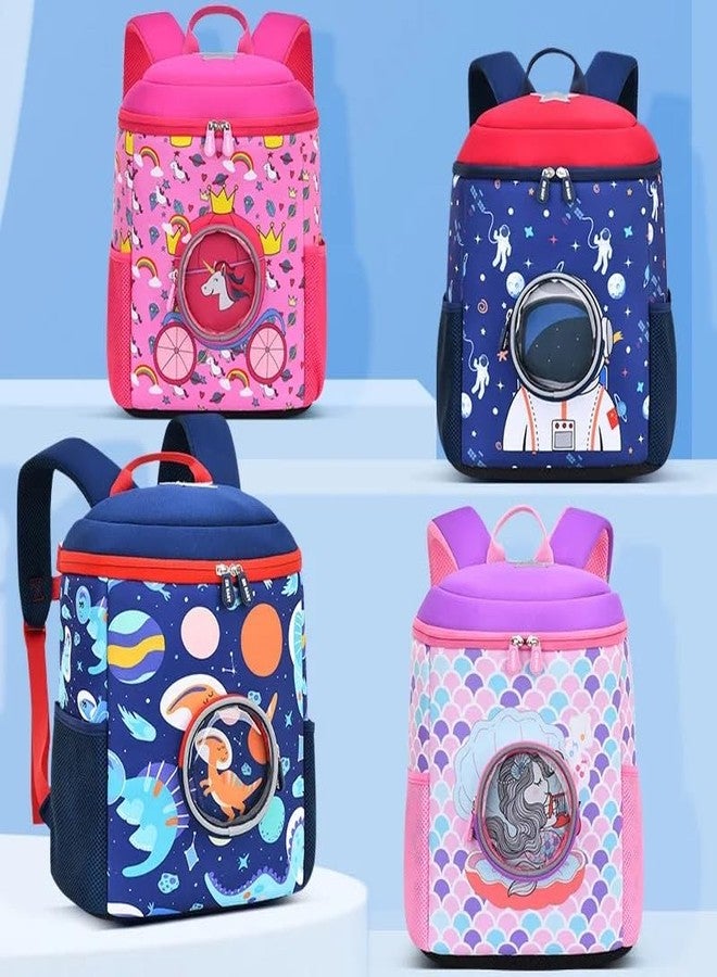 ADSON Cute 3D Unicorn Print Shoulder Bags for Kids, Cartoon Bags for Kids - School Bags for Preschooler, Small Bags for School, Picnic Travelling Bags For Boys & Girls(3D Unicorn Pink) - Image 4