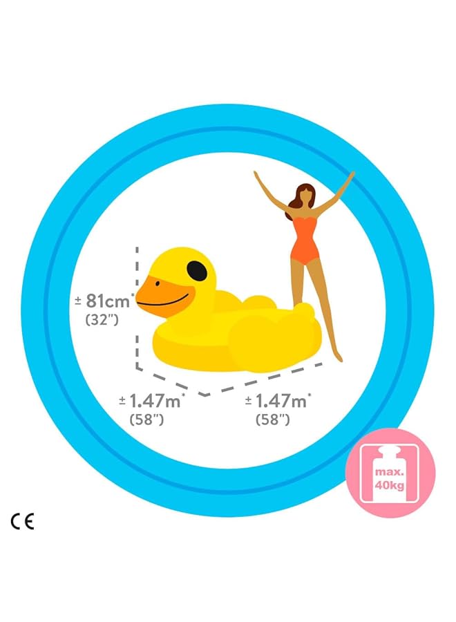 INTEX Yellow Duck Rideon - Image 4