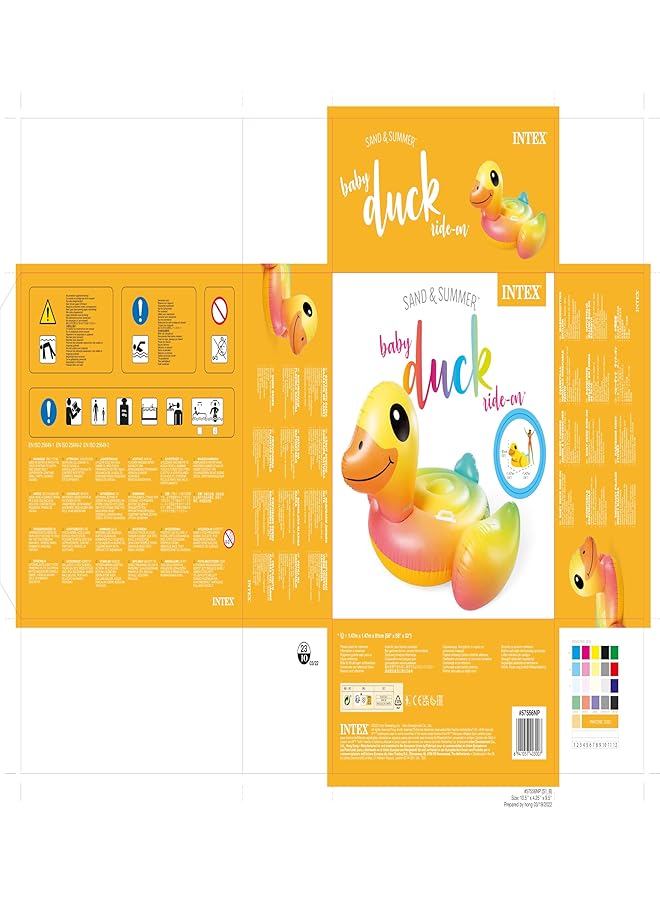 INTEX Yellow Duck Rideon - Image 5