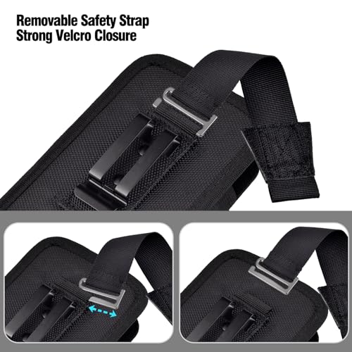 SOGCASE Holster with Belt Clip for Zebra Scanner, TC51, TC52, TC52x, TC56, TC57, TC57x, TC21, TC26, Handheld Barcode Carrying Pouch Scanner Case Holder with a Safety Strap, Large - Image 4
