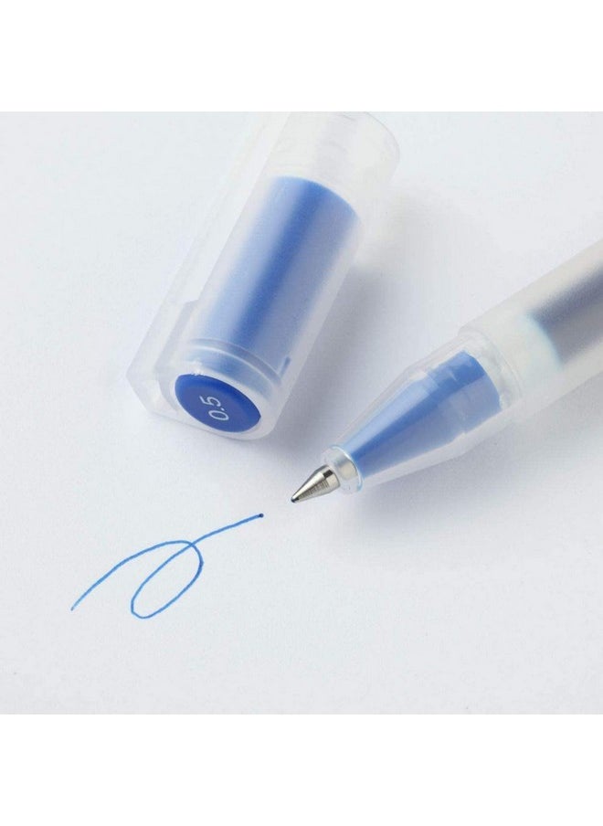 موجي أقلام حبر جاف MUJI جل 0.5 مم، مجموعة من 9 قطع (5 أسود، 2 أزرق، 2 أحمر)  - Image 3
