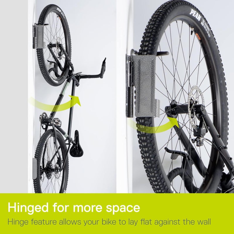 Delta Bike Rack Garage Wall Mount Storage by Cycle, Hook Design Provides Easy Bicycle Storage Access, Bike Wall Mount Rack Holds Any Bike for Easy Access - Image 4