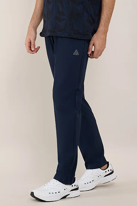 أر أند بي Solid Trackpants with Elastic Waist