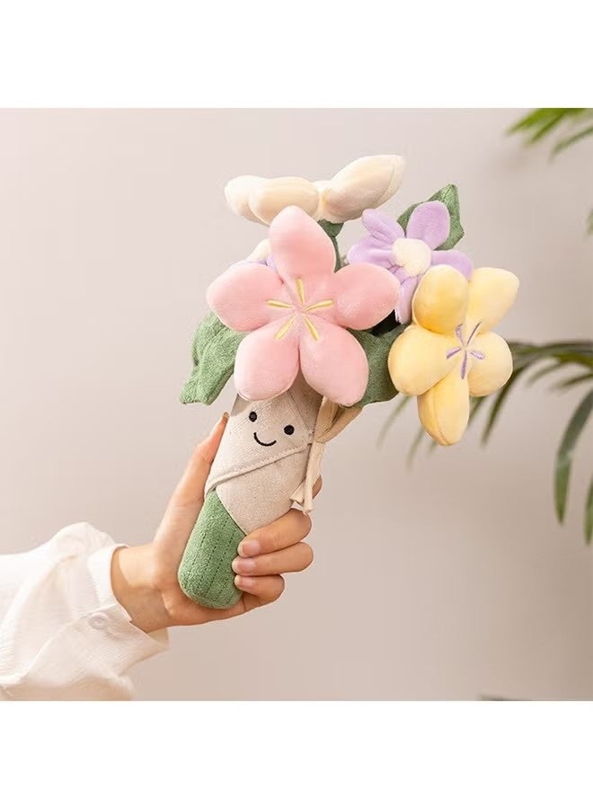 Jellycat Bouquet Plush Toy Adorable Doll, Unique Bouquet Design, Delicate Birthday Gift, 28cm Bouquet Toy - Image 3