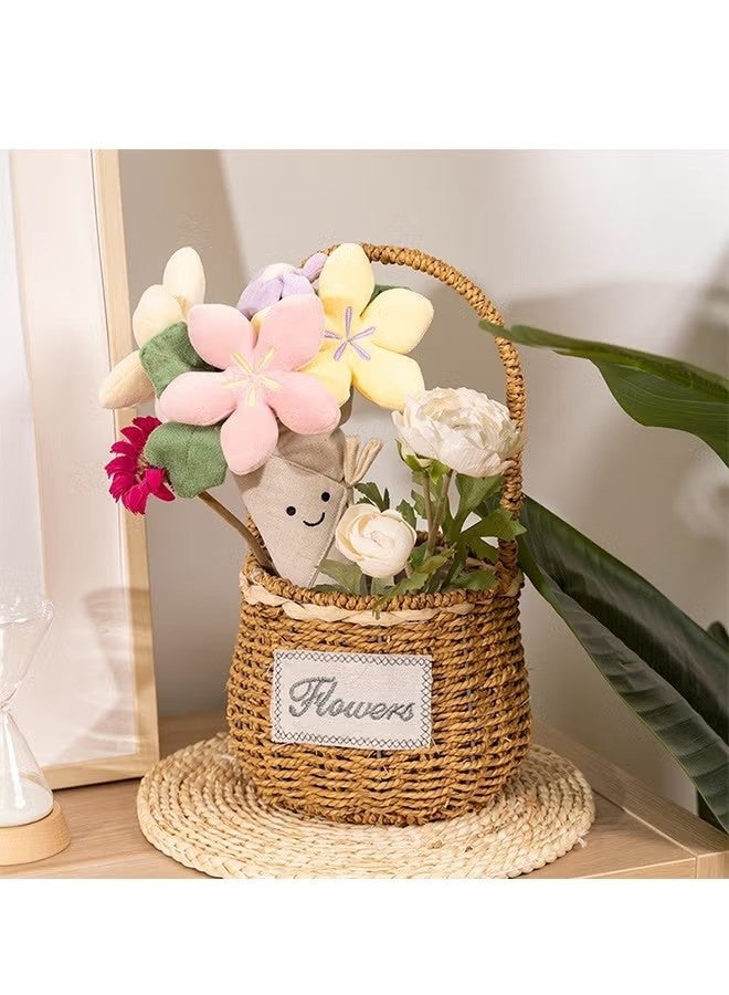 Jellycat Bouquet Plush Toy Adorable Doll, Unique Bouquet Design, Delicate Birthday Gift, 28cm Bouquet Toy - Image 4