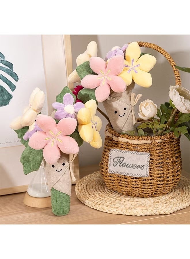 Jellycat Bouquet Plush Toy Adorable Doll, Unique Bouquet Design, Delicate Birthday Gift, 28cm Bouquet Toy - Image 2