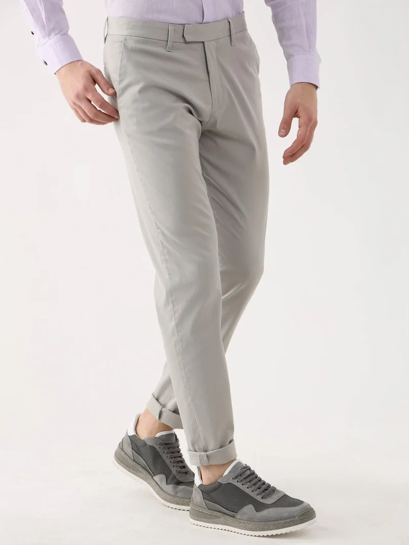 دوفي Gray Men's Regular Fit Trousers