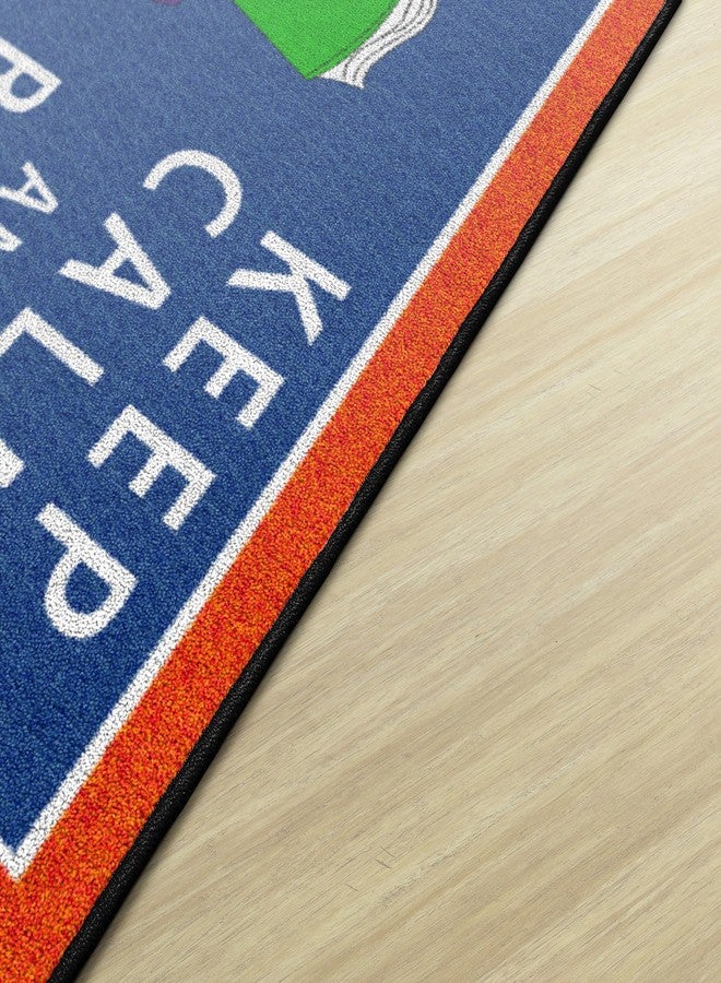 Flagship Carpets - Keep Calm & Read On Area Rug for Children's Classroom, Kid's Bedroom, Teacher's Space and at Home Family Living or Play Room, 2' x 3', Red&Blue - Image 4