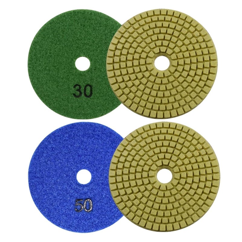 Polishing Pads Wet Buffing 4 Inch Abrasive Tool for Sanding Stone Marble Concrete Granite Counter Tile Grit 30-8000(1000,7 Pcs) - Image 4