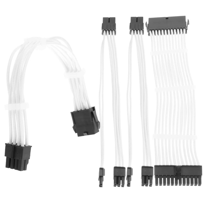 Power Supply Extension Cable Kit with Saddle and Clip Long Cables Set - Image 2
