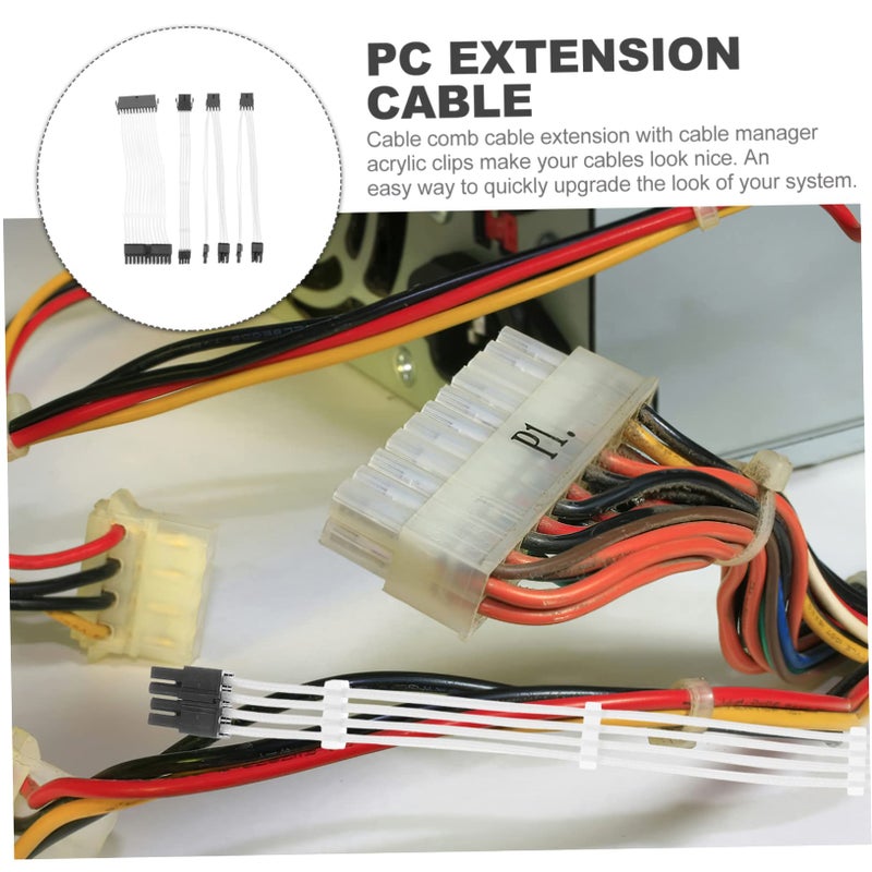 Power Supply Extension Cable Kit with Saddle and Clip Long Cables Set - Image 4