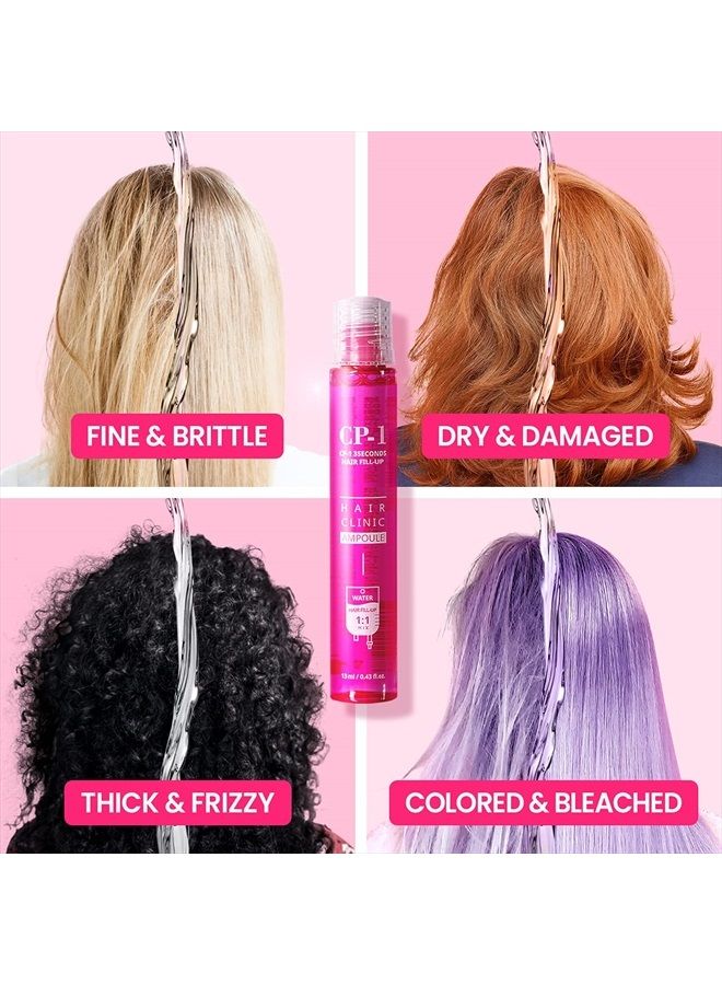 CP-1 3 Seconds Keratin Hair Treatment, Hair Mask, Rinse Off Deep Conditioner for Dry Damaged hair, Protein Mask, Salon quality self hair care (13ml 20ea SET) - Image 3