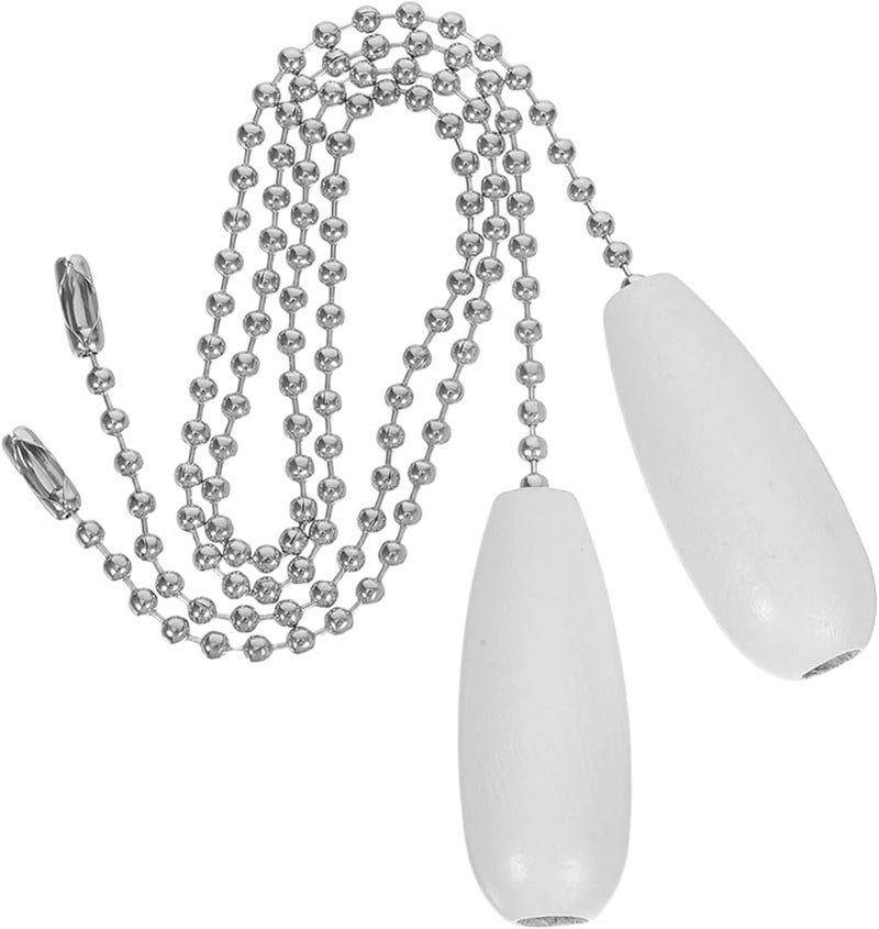 Tehaux 2 حزمة سلسلة سحب مروحة السقف الزخرفية الممددة من النحاس 12 بوصة - Image 2