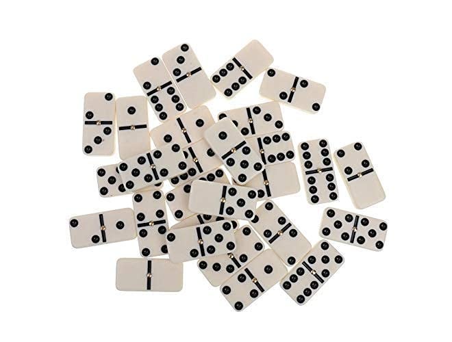 PLUSPOINT Domino Set, Double Six Dot Domino'S Blocks with Carry Pouch Bag Set of 28 for 2-4 Players for Adult - (Multicolour, Domino Tiles) - Image 2
