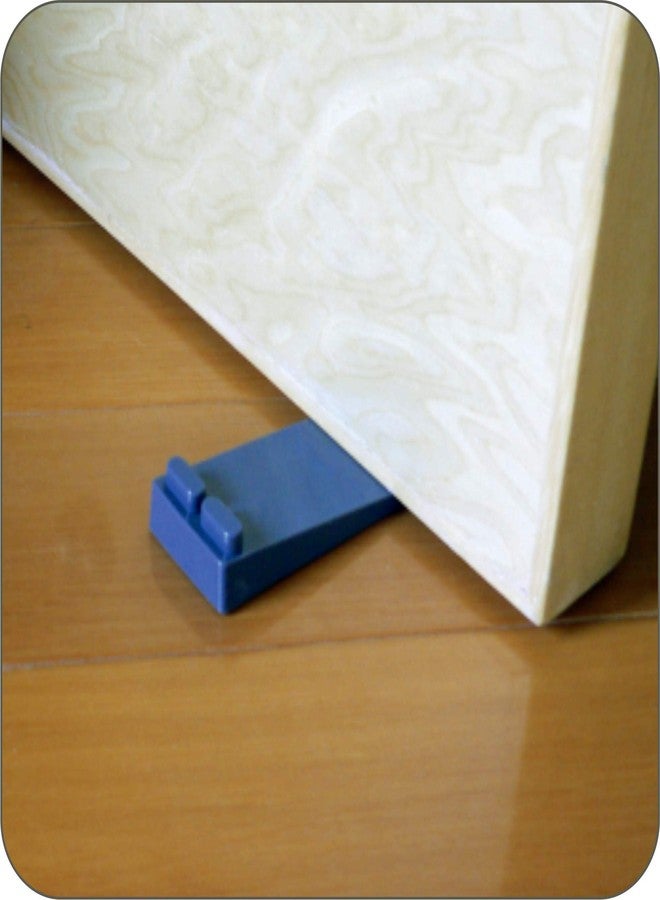 KitschKitsch® 2pcs Baby Infant Safety Door Locks- Wedge Type Locks for Door Stopper (White) - Image 2