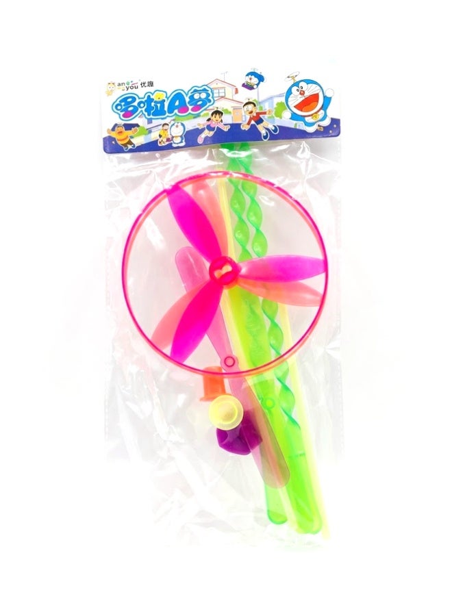 Crazy Boss Kids Toy Combo Set 6PCS – Soft Plush Toy, Friction Crab Toy, Toy Gun, Building Blocks, Balloons & Flying Spinner | Fun Gift Set for Boys & Girls - Image 3