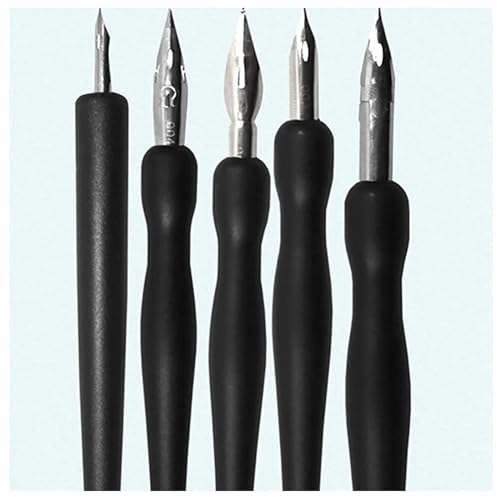 ARROLLIANT Calligraphy Pen With 5 Nibs and Eraser - Set of 2pcs - Image 3