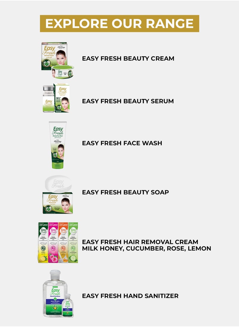 Easy Fresh - Set of 2 Youthful & Radiant Glow to the Skin with Beauty Face Wash - Reduces Redness & Inflammation, Face Wash for All Skin Types 60ml - Image 1