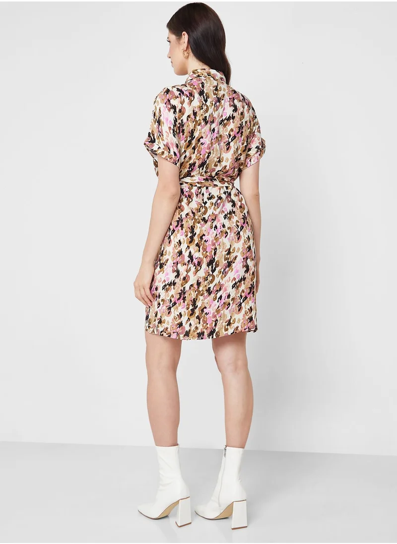 VERO MODA Printed Shirt Dress