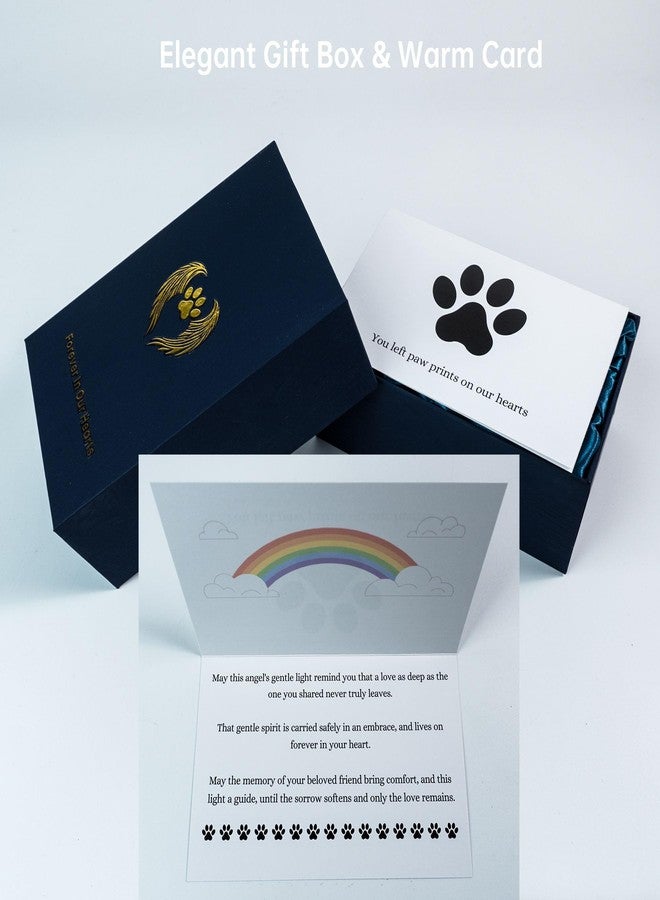 DecorSmart Pet Loss of Dog Sympathy Gift, Angel Pet Memorial Gifts for Loss of Dog Remembrance Bereavement Rainbow Bridge Passing Away Gifts Figurines (Angel) - Image 4