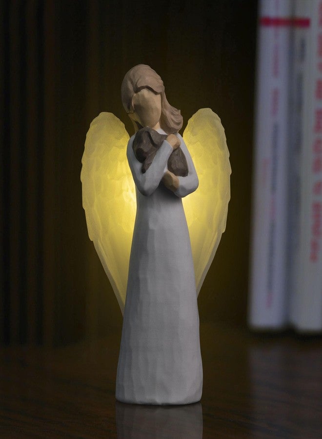 DecorSmart Pet Loss of Dog Sympathy Gift, Angel Pet Memorial Gifts for Loss of Dog Remembrance Bereavement Rainbow Bridge Passing Away Gifts Figurines (Angel) - Image 2