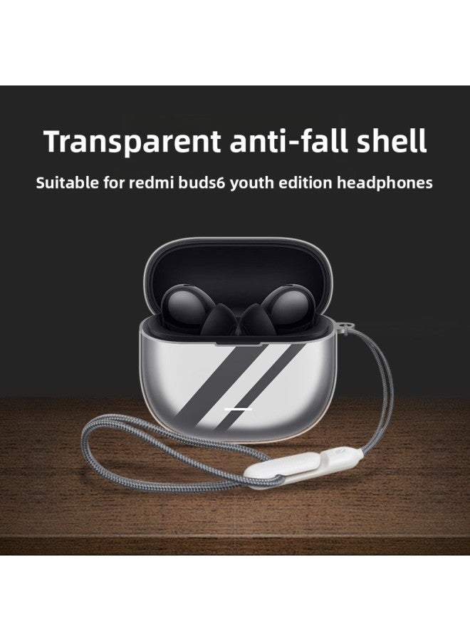 For Xiaomi Red Rice Redmi Buds 6 Play Protective Case Buds 6 Youth Edition Headphone Protective Case