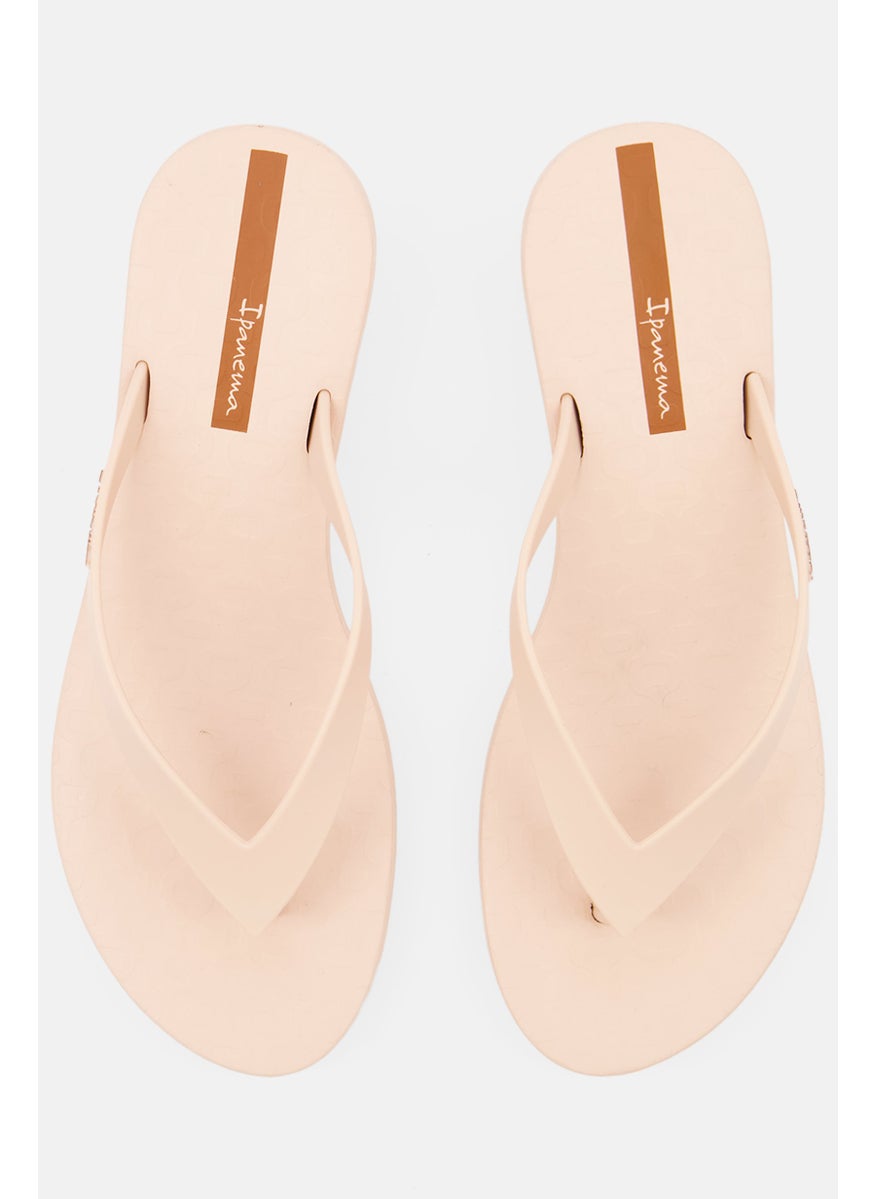Ipanema Women Selfie Slip On Wedge Heel Slippers, Light Pink  - Image 4