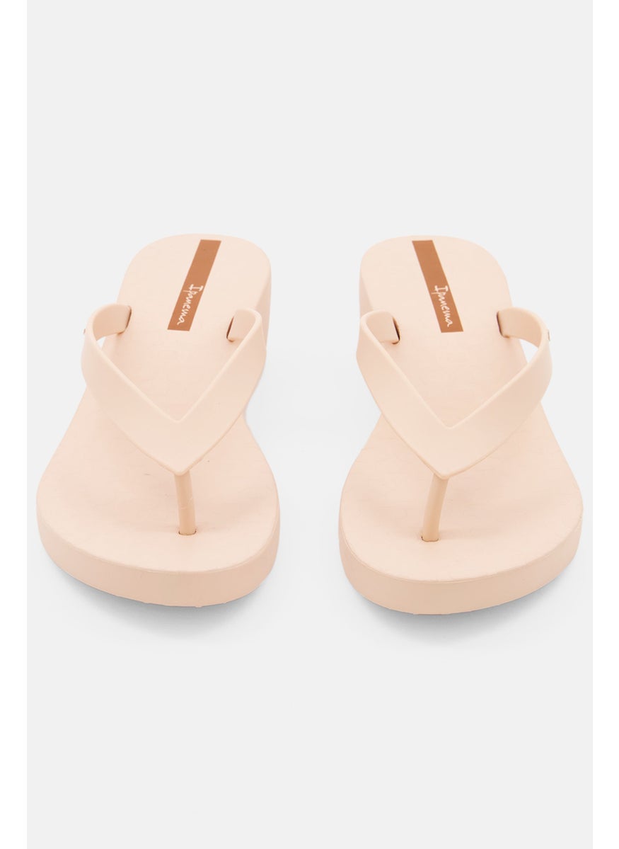 Ipanema Women Selfie Slip On Wedge Heel Slippers, Light Pink  - Image 3