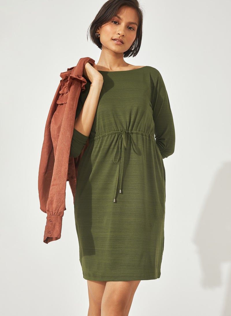 The Label Life Drawstring Mini Dress - Image 4