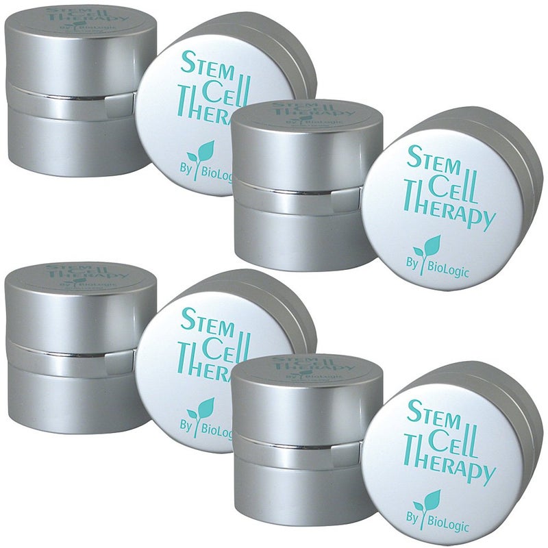 Stem Cell Therapy By Biologic Solutions Skin Care Anti-Aging Cream Reduces Wrinkles Aging Signs (Set Of 4 Jars)