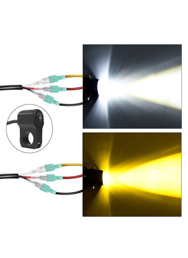 Generic - LED Light Bar Wiring Harness Kit, 180W 3 Leads 16 AWG LED Motorcycle Wiring Harness with 12V 40A Relay and Control Switch for Switching Between Different Modes - Image 1