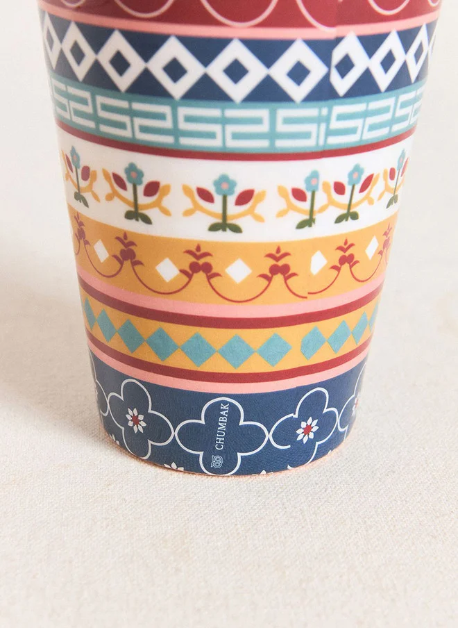 Chumbak  Karaikudi Tiles Copper Tumbler, Large  | Best Price UAE