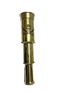 ART N CRAFT ART N CRAFT Golden Antique Pocket Telescope Vintage Style Spyglass Telescope 6 Brass Telescope Marine Gift 