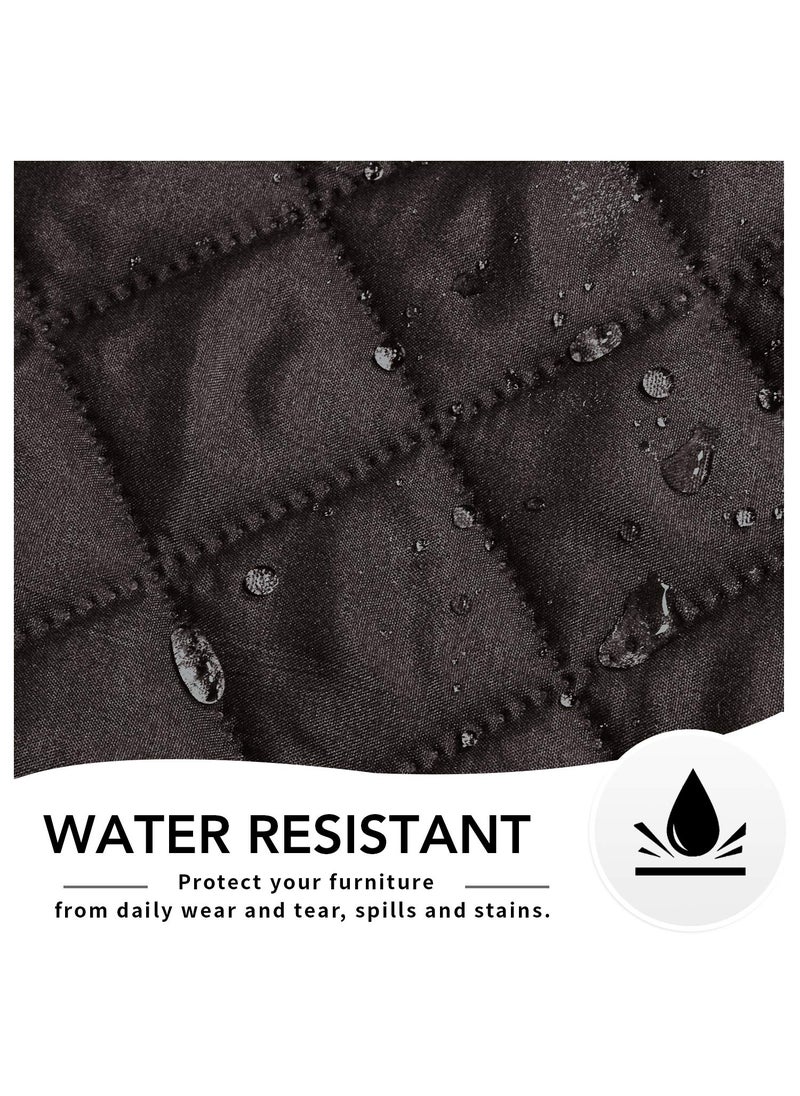 Easy-Going - Easy-Going Oversized Recliner Chair Cover Reversible Sofa Cover Water Resistant Couch Cover Furniture Protector with Elastic Straps for Pets Kids Dog Cat (Oversized Recliner, Chocolate/Chocolate) - Image 1