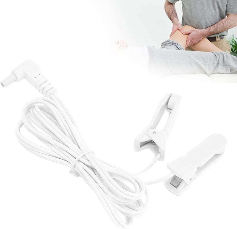 cheekyglo Electrode Ear Clip, 3.9ft Wire Length TENS Ear Clip Promote Easy Operate for TENS Machines for Digital Therapy Machines - Image 5