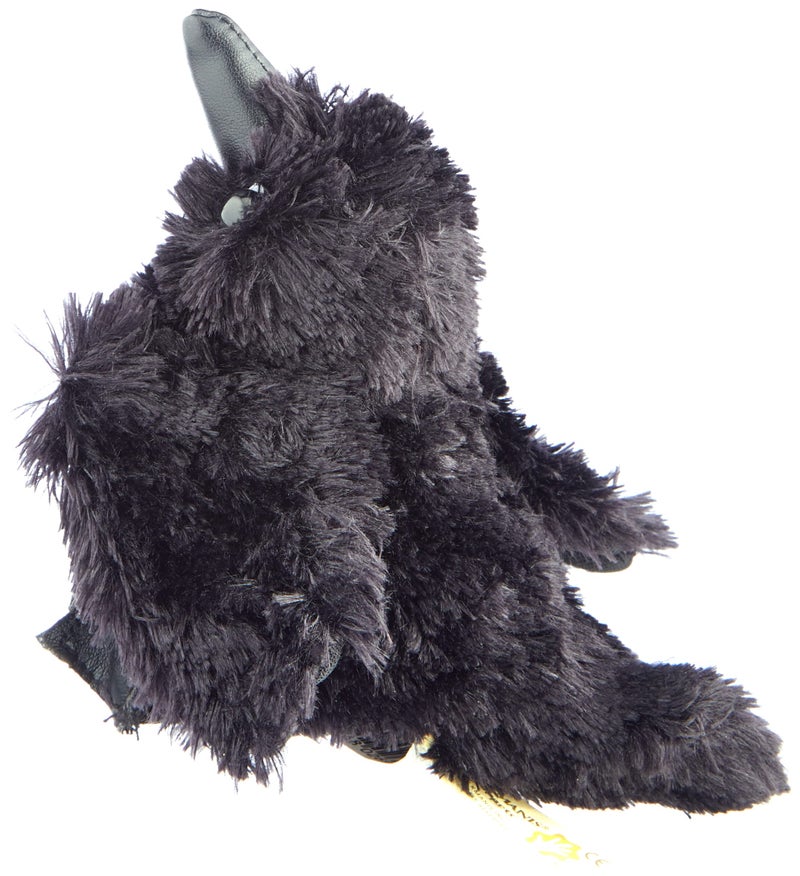 Folkmanis Mini Raven Finger Puppet, Multicolor (2698) - Image 2
