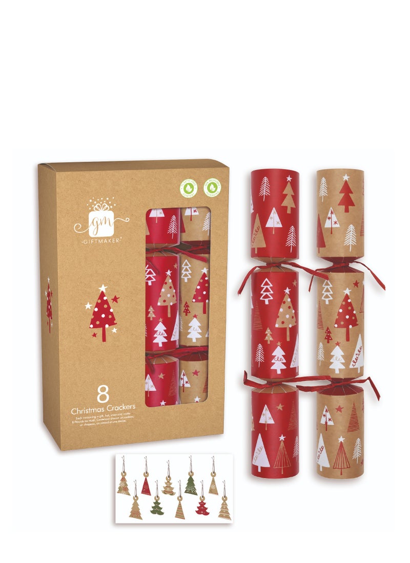 GIFTMAKER Giftmaker Crackers Kraft Trees 8 x 12˝ 