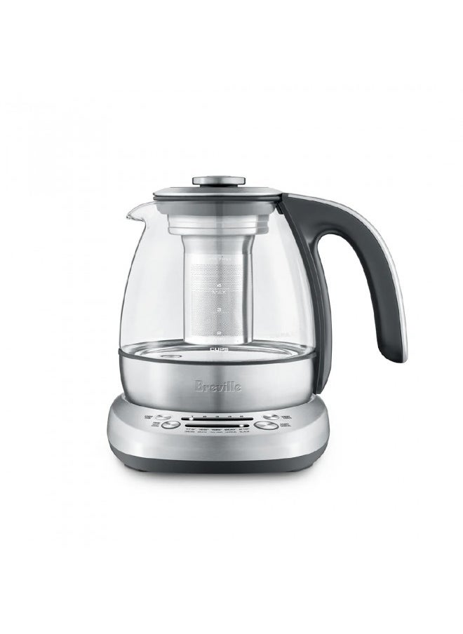 Breville BTM500CLR Smart Tea Infuser Compact Tea Maker, Brushed Stainless Steel 8.3" X 8.3" X 9.3"