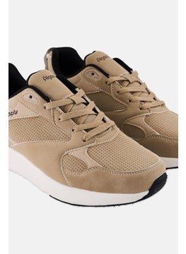 Algspar Men Lace Up Casual Shoes, Dark Beige  - Image 3