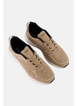 Algspar Men Lace Up Casual Shoes, Dark Beige  - Image 4