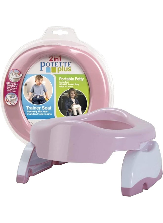 Kalencom Potette Plus 2-in-1 Travel Potty and Trainer Seat - Image 1