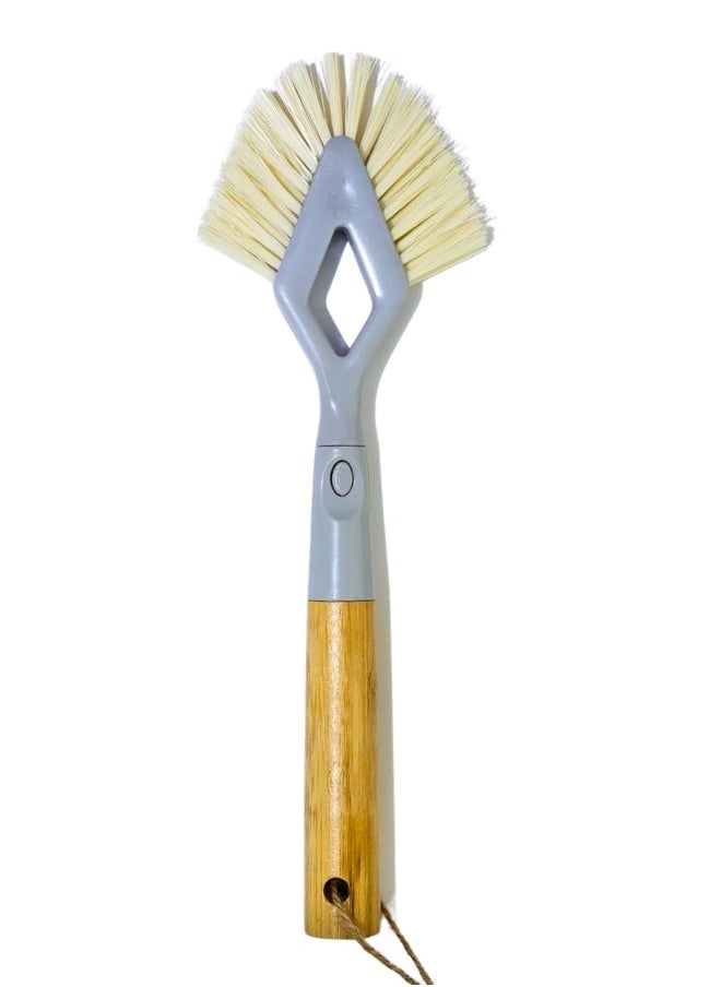 Generic Corner Brush for Cleaning with Detachable Wooden Handle  - Image 5