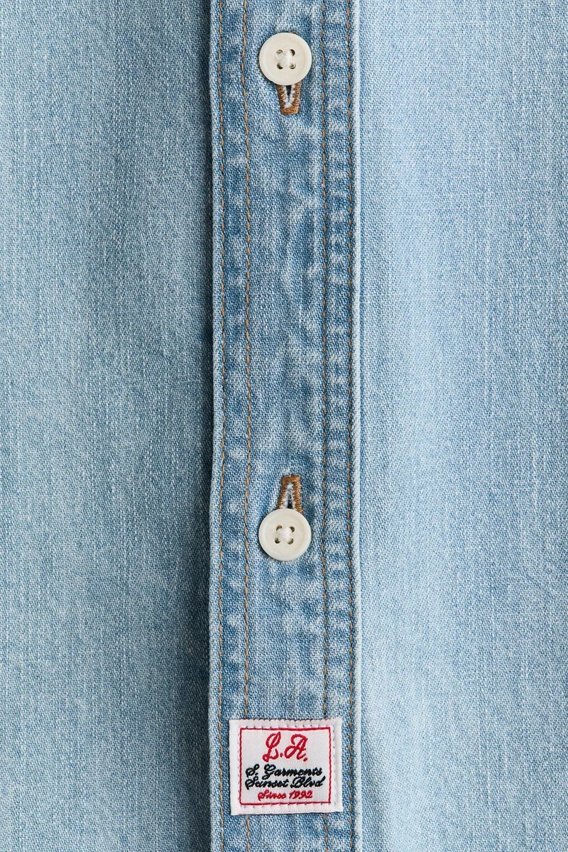 H&M  Relaxed Fit Denim shirt for Men | Best Price UAE